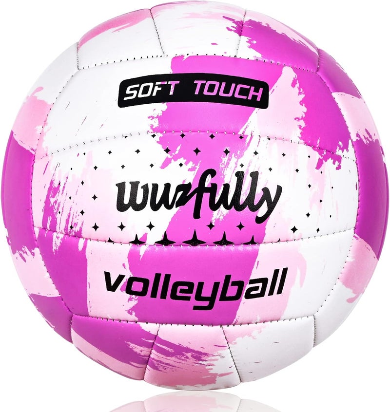 Wuzfully Volleyball Official Size 5,Soft Volleyballs for Backyard Beach Park Play Games Practice Volleyball for Beginner Teenager(Best Gift) - Image 1